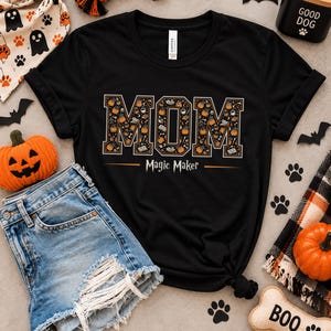 Mom Magic Maker T-Shirt, Witchy Halloween Tee