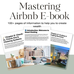 Beherrsche Airbnb | Rentables Hosting eBook | Airbnb-Anleitung für Anfänger | Airbnb Business Plan | Hosting-Tipps | Digitaler Download | Qualität