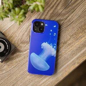Ocean-Inspired Tough Phone Cases, Jellyfish Design Phone Cover, Unique Waterproof Case, Gifts for Beach Lovers, Summer Accessories