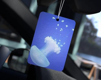 Jellyfish Car Air Freshener: Ocean Scented Nautical Decor
