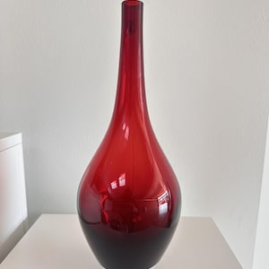Red Vintage Vase