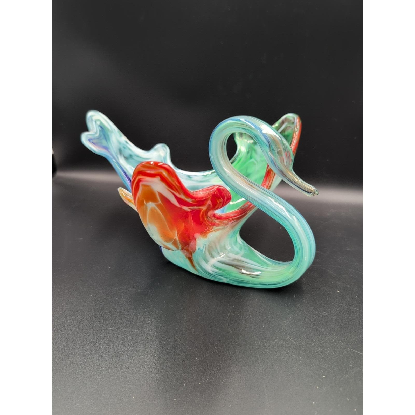 Sooner Glass Swan - Etsy
