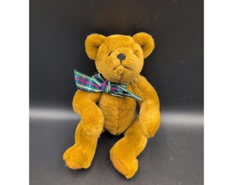 Vtg 1995 Ganz Cottage Collectible Jointed Brownie CC405 Copper Teddy Bear Signed