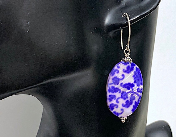 Antique Rare Patterned Decal Czechoslovakian Doub… - image 1