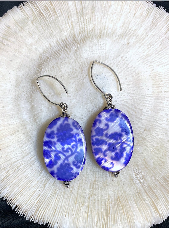 Antique Rare Patterned Decal Czechoslovakian Doub… - image 3