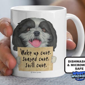 Shih Tzu Mug Pet Lover Gift Dog Mug Funny Animal Teacup Dog Lover Gift Fun Coffee Mug Cute Shih Tzu Dog Mug Holiday Gift for Dog Mom Cup