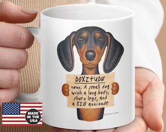 Dachshund Coffee Mug: Funny Wiener Dog Gift for Dog Lover