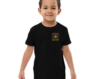 Camiseta juvenil de trabajo social revolucionario / Camiseta infantil de algodón orgánico / Camiseta activista cómoda para jóvenes transformadores