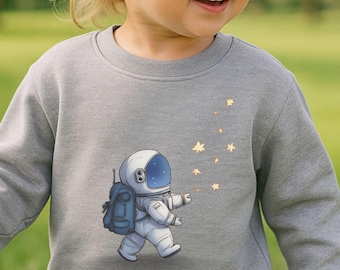 Sweat-shirt et t-shirt pour tout-petit astronaute Amoureux de l'espace, cadeau pour enfants, tenue d'explorateur cosmique, t-shirt imaginaire galaxie