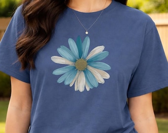 Koszulka Comfort Colors Daisy: Boho Floral Graphic Tee