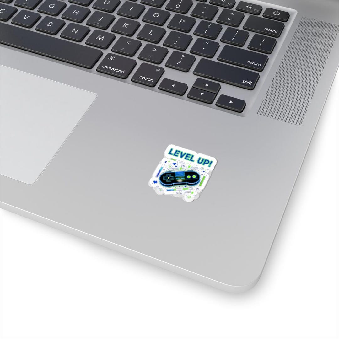 Level up Controller Sticker | Gamer Pixel Art, HUD Progress Bar Kiss ...
