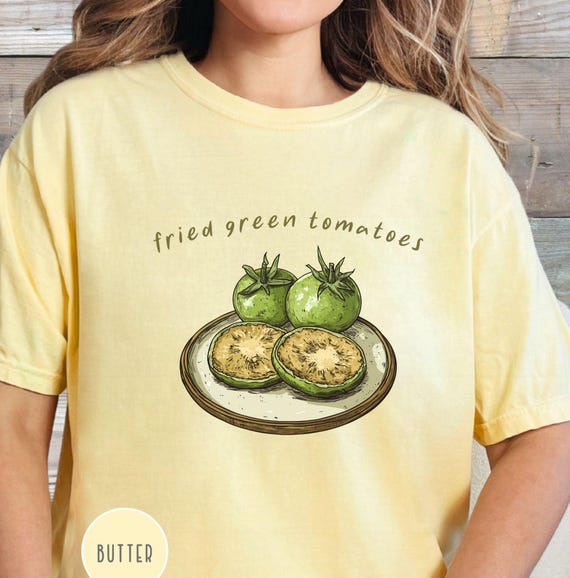 Southern Fried Green Tomatoes Shirt Funny Southern Food Tee Retro