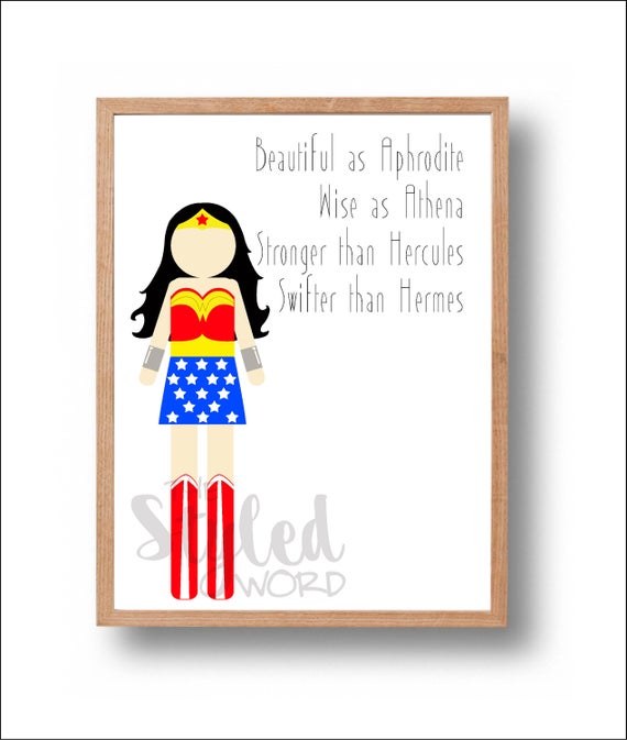 Wonder Woman Printable Art Wonder Woman Goddess Quote Etsy Wonder Woman Printable Art Wonder Woman Goddess Quote Etsy
