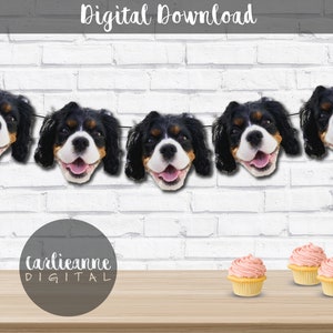 Puppy Party Banner, Dog Birthday, Puppy Party Decor, Pet Birthday Decor, Dog Milestone Birthday, Dog 1st Party, DIY Printable Banner for Dog