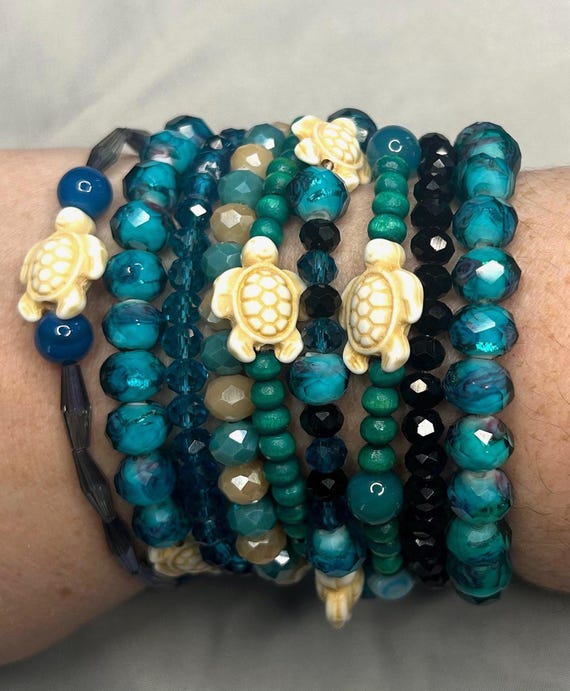 Turtle beaded bracelets