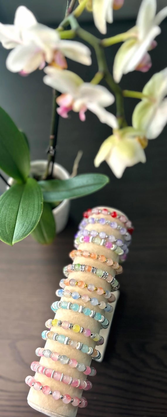 Beautiful glass beaded bracelets