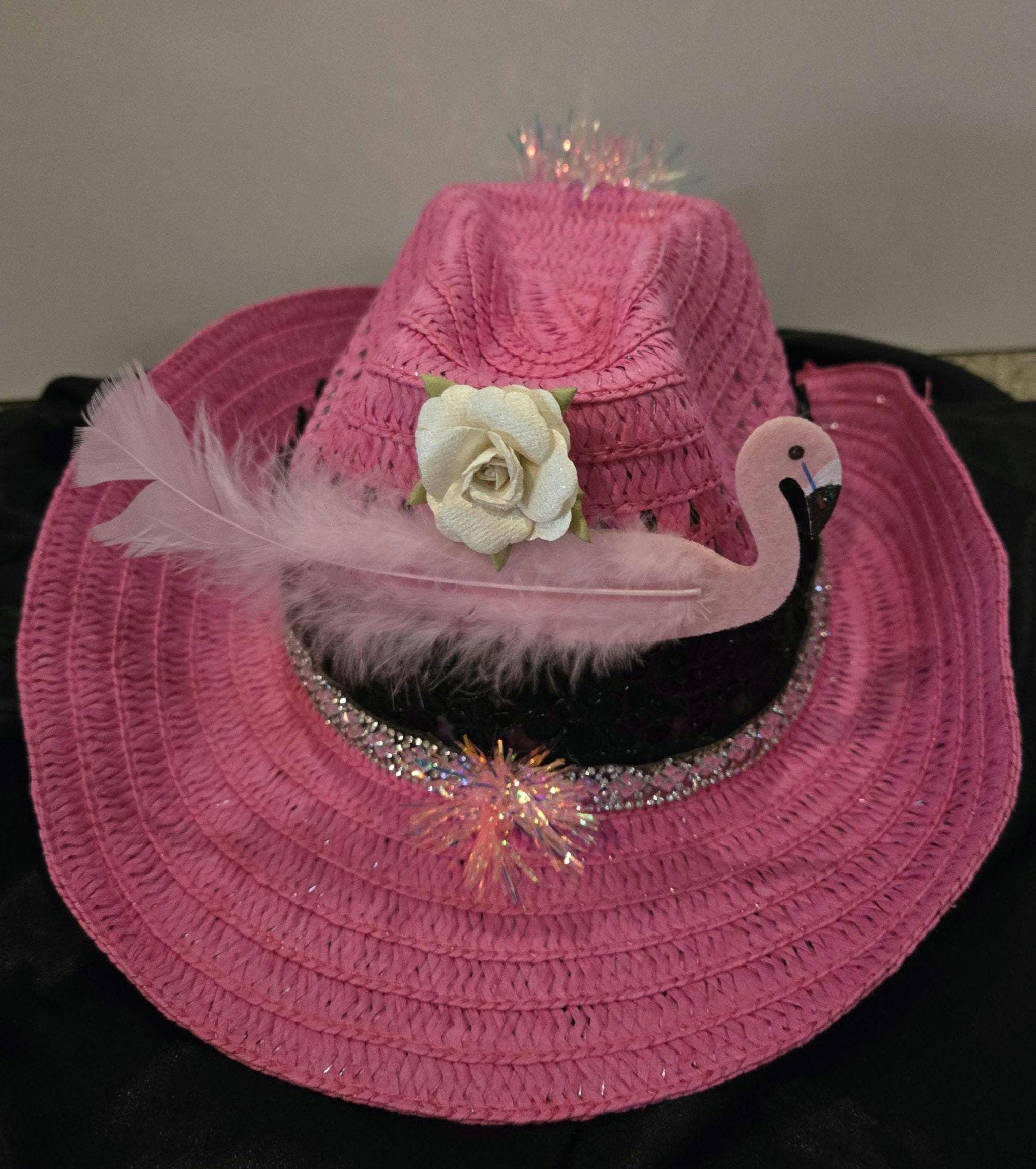 Flamingo Cowgirl Hat - Etsy display picture 1