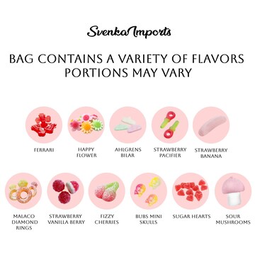 Swedish Sweet & Sour Lovers’ Mix – 1 LB Candy Assortment Bag with TikTok-Viral Favorites Like Bubs Sur Skalle, Ahlgrens Bilar And More!