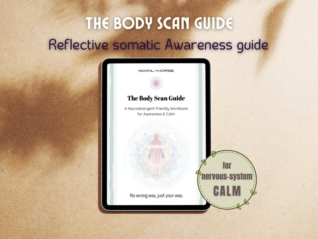 Neurodivergent Body Scan Workbook: Somatic Awareness Guide (printable ...
