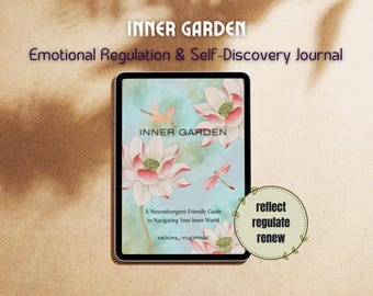 Neurodivergent Self-Care Workbook: Inner Garden Exploration (Printable PDF)