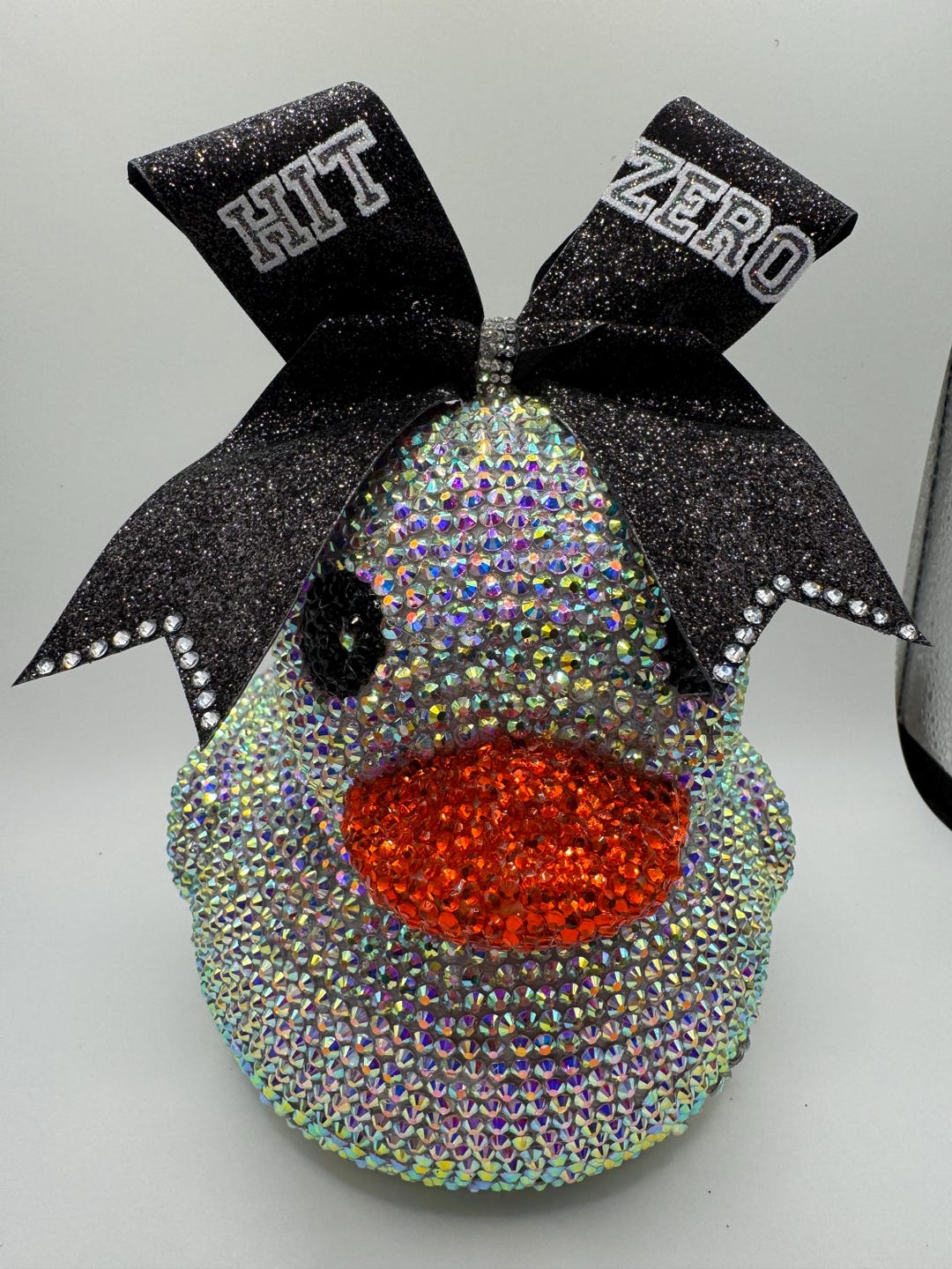 6” Rhinestone Duck With Bow - Etsy