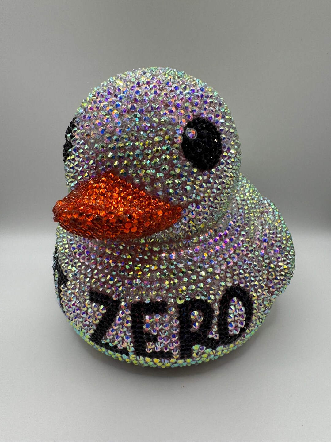 6” Rhinestone Duck With Hit Zero - Etsy