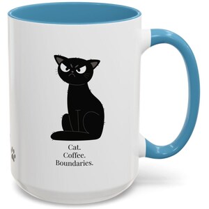 Grumpy Cat Mug for Introverts | Funny Coffee Cup – 15oz image 4