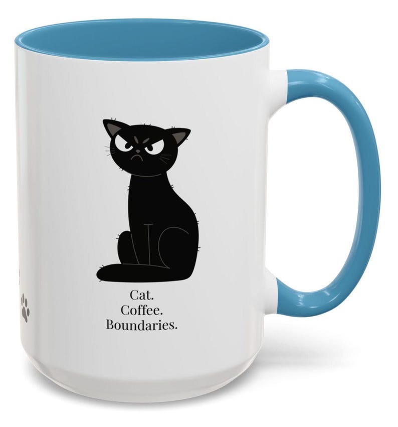 Grumpy Cat Mug for Introverts | Funny Coffee Cup – 15oz image 4