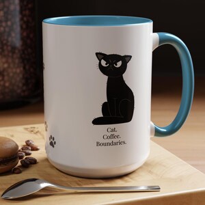 Grumpy Cat Mug for Introverts | Funny Coffee Cup – 15oz image 2