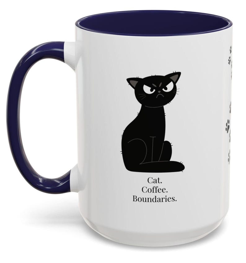 Grumpy Cat Mug for Introverts | Funny Coffee Cup – 15oz image 8