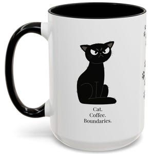 Grumpy Cat Mug for Introverts | Funny Coffee Cup – 15oz image 9
