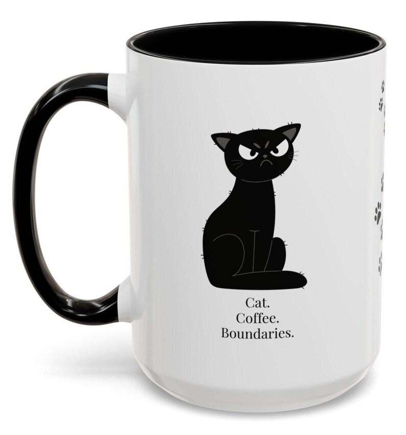 Grumpy Cat Mug for Introverts | Funny Coffee Cup – 15oz image 9