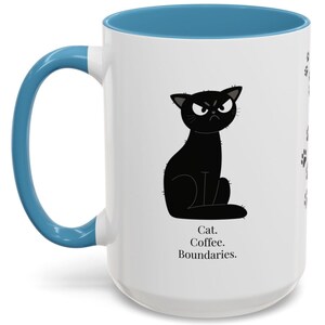 Grumpy Cat Mug for Introverts | Funny Coffee Cup – 15oz image 7