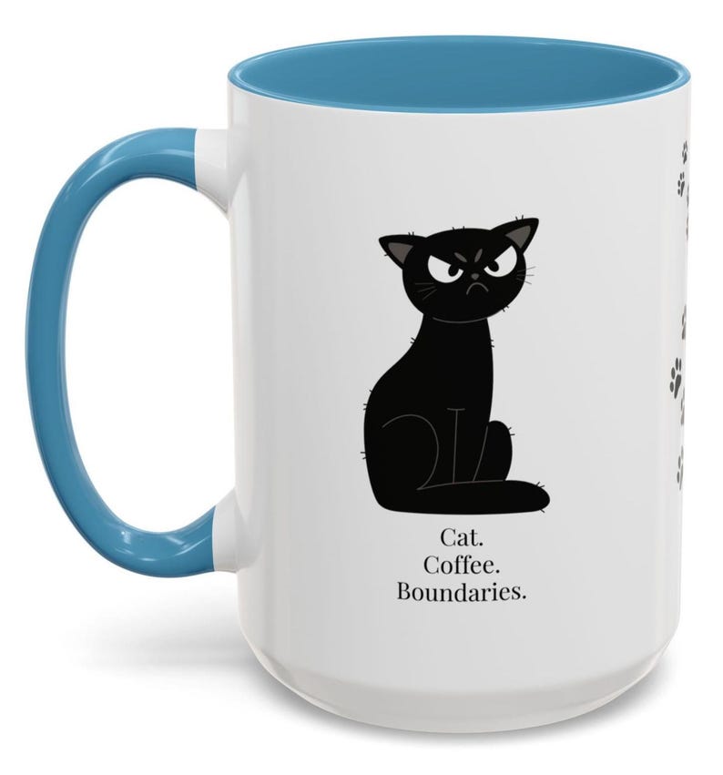 Grumpy Cat Mug for Introverts | Funny Coffee Cup – 15oz image 7
