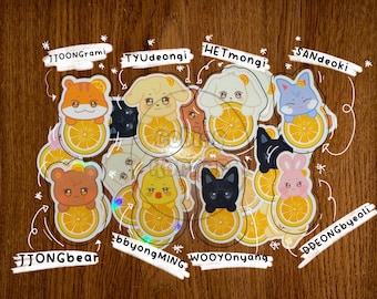 Ateez Aniteez 'Lemon Drop' Sticker | Kpop Holographic Die Cut