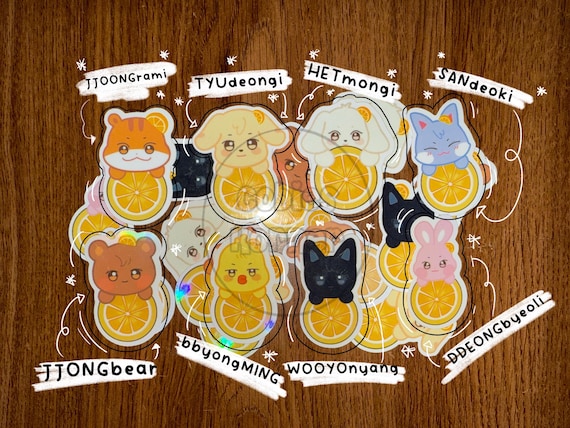 Ateez Aniteez 'Lemon Drop' Sticker | Kpop Holographic Die Cut