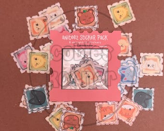 ATEEZ sticker pack | K-pop stickers, deco, bujo, freebies |