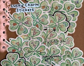 Seventeen characters Lucky Charm Sticker | Kpop Die Cut Sticker