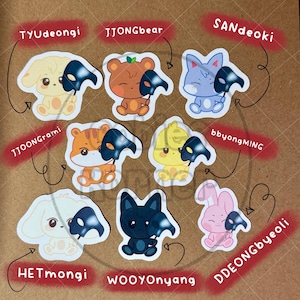Ateez ANITEEZ ‘In Your Fantasy’ Inspired Sticker | Laminated Die Cut Sticker | Kpop Sticker | Waterproof sticker |