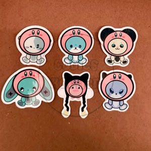 Xdinary Heroes Xdinary Monsters Kirby Hat Sticker| Laminated Die Cut Sticker | Kpop Sticker | Waterproof sticker | Bujo, stickers, kpop