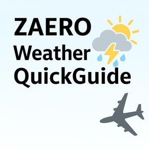 ZAERO Weather Quick Guide | VFR Student Pilot PDF | METARs, Fog, Ceilings, Scenarios + Preflight Checklist