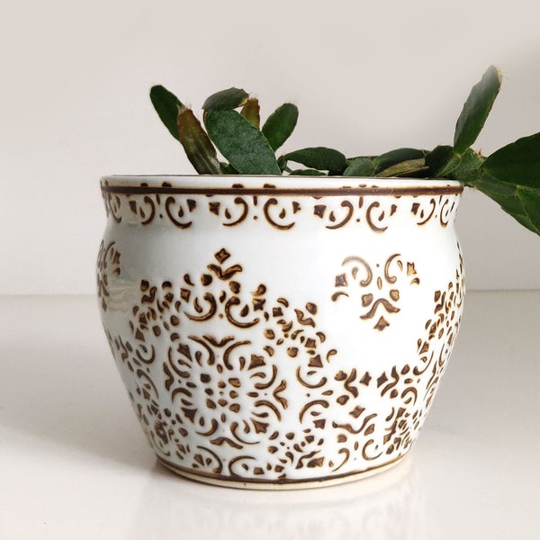 Asian Fish Bowl Planter - Etsy