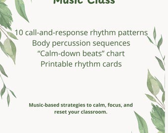 Rhythmus-Reset-Toolkit für Musiklehrer (K-5)