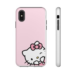 Cute Hello Kitty Phone Case, Tough Phone Cover for Cat Lovers, Kawaii Gift, Cute Accessory for Kids & Adults, Pink Kitty Case image 6