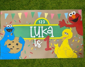 Custom Hand-Painted Kraft Paper Party Banner: Personalized Celebration Decor