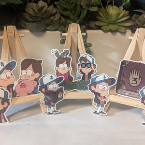 Gravity Falls Vinyl Stickers— Dipper Pines Premium  Pack, Decal For Water Bottles, Binders, Tumblers, Laptops