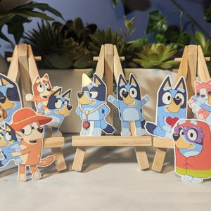 Bluey Vinyl Stickers - Premium Bluey Pack, Decal For Water Bottles, Binders, Tumblers, Laptops