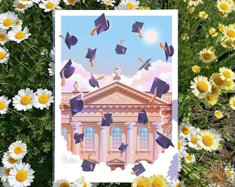 University of Cambridge Senate House Foiled Graduation Card