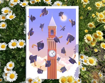 University of Birmingham Old Joe Foiled Graduation Card