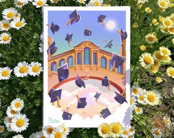University of Oxford Bridge of Sighs Foiled Graduation Card